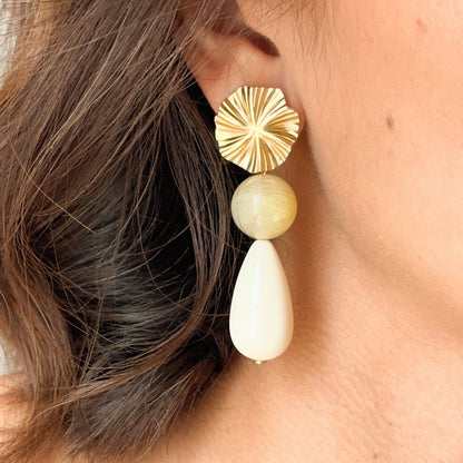 Boubles D'oreille Vanille