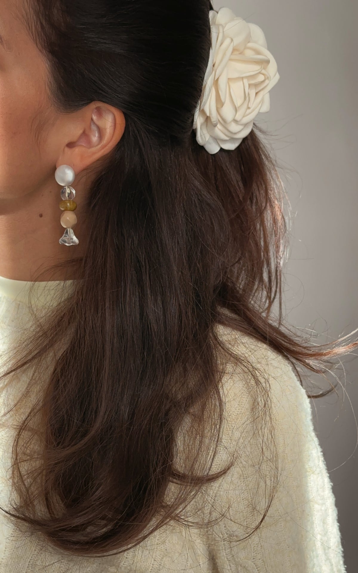 Boucles d'oreilles Latte